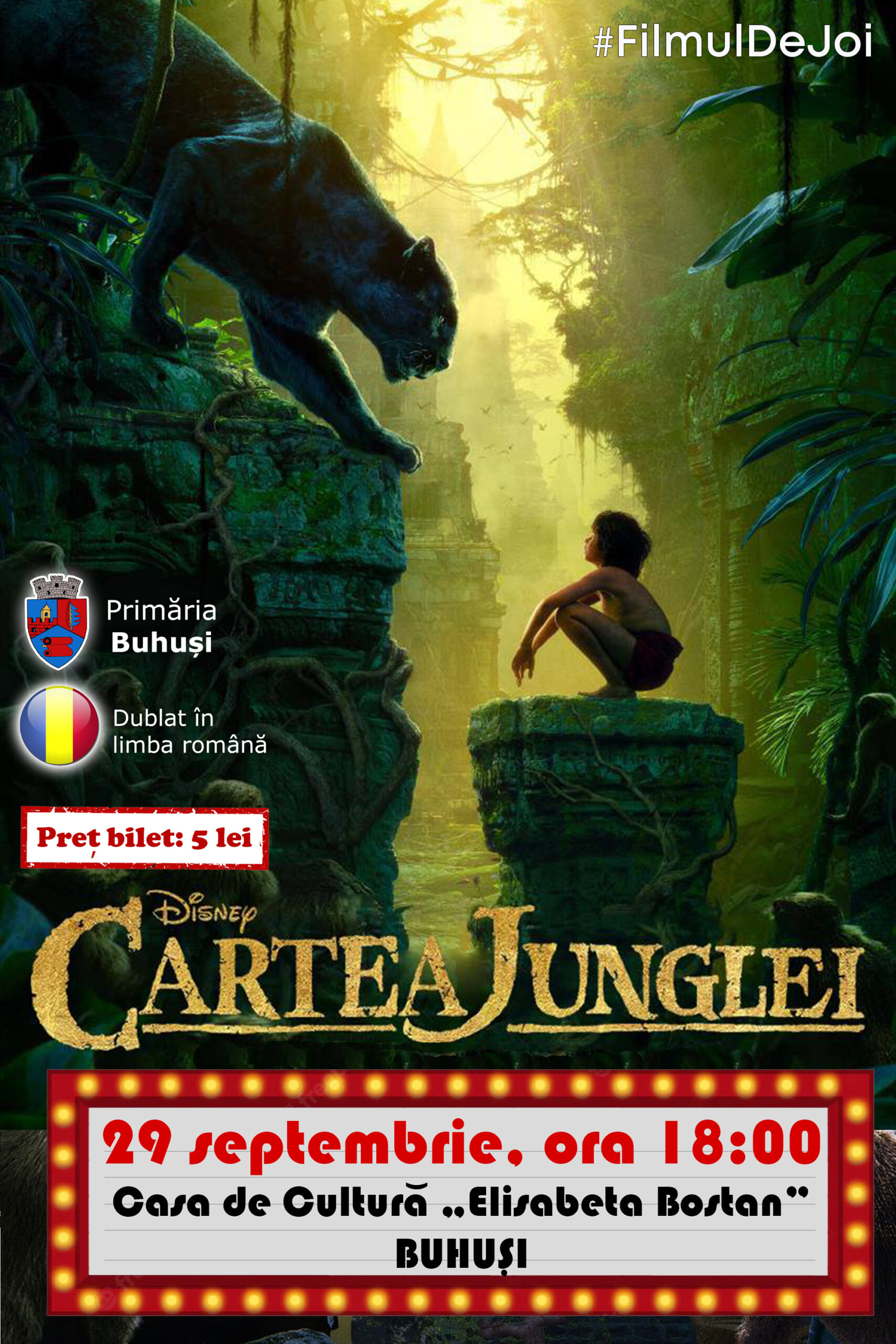 Postscript Weave behave FilmulDeJoi 29 septembrie: Cartea Junglei (2016) » Buhusi.NET
